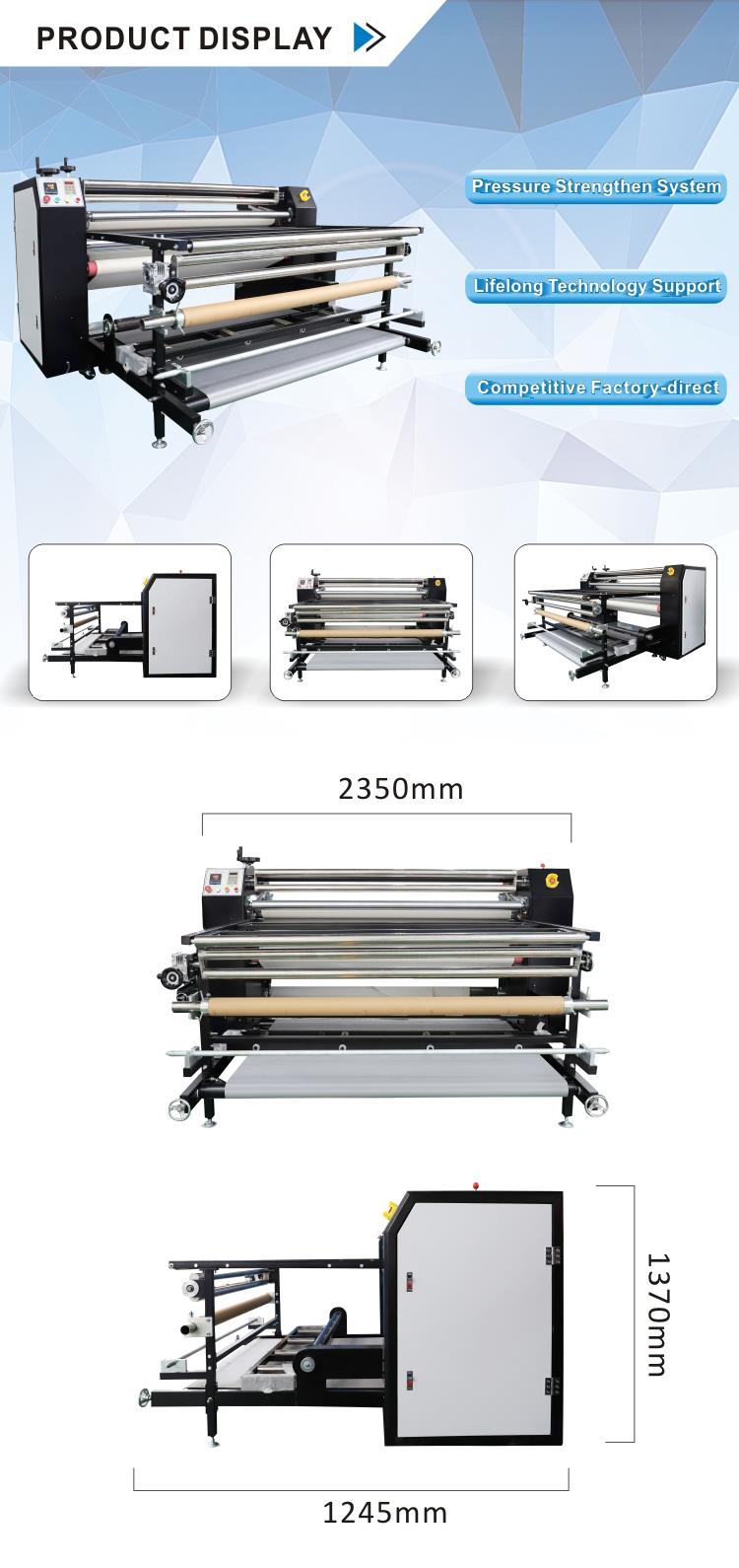 roller heat press machine