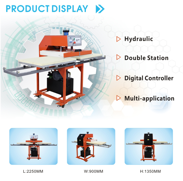 Buy direct hydraulic sublimation press jersey heat press machine